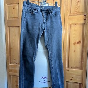 Black/Dark Gray Ann Taylor Loft Modern Skinny Jeans